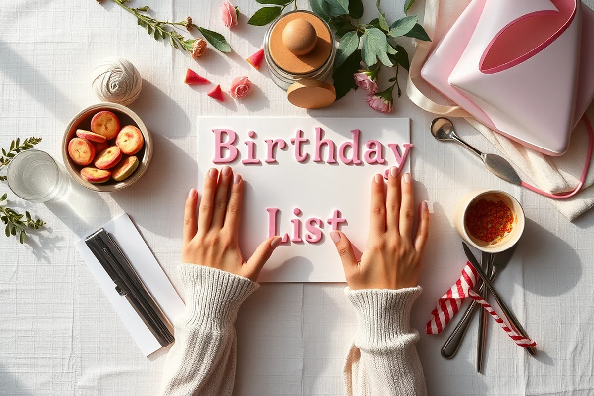 birthday party list planning problems — Birthday Party List Planning Problems (the finished result)
