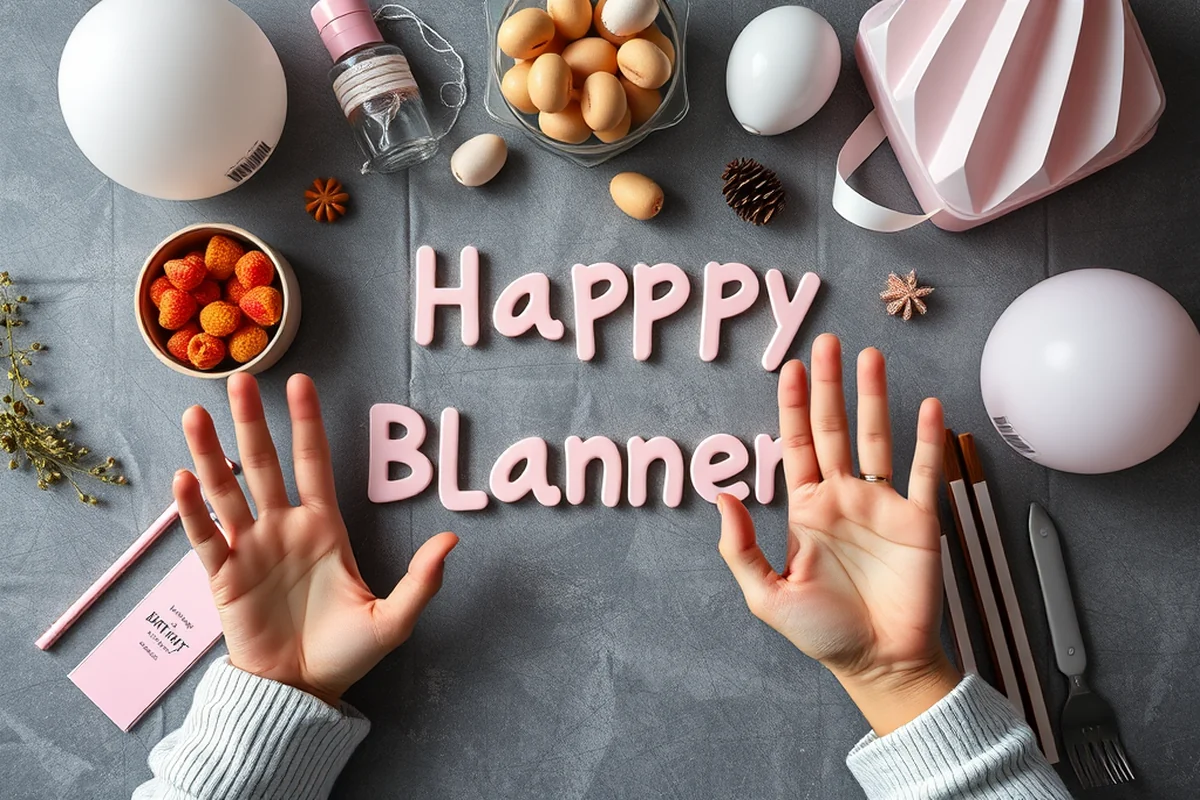birthday party planner — Birthday Party Planner (the finished result)