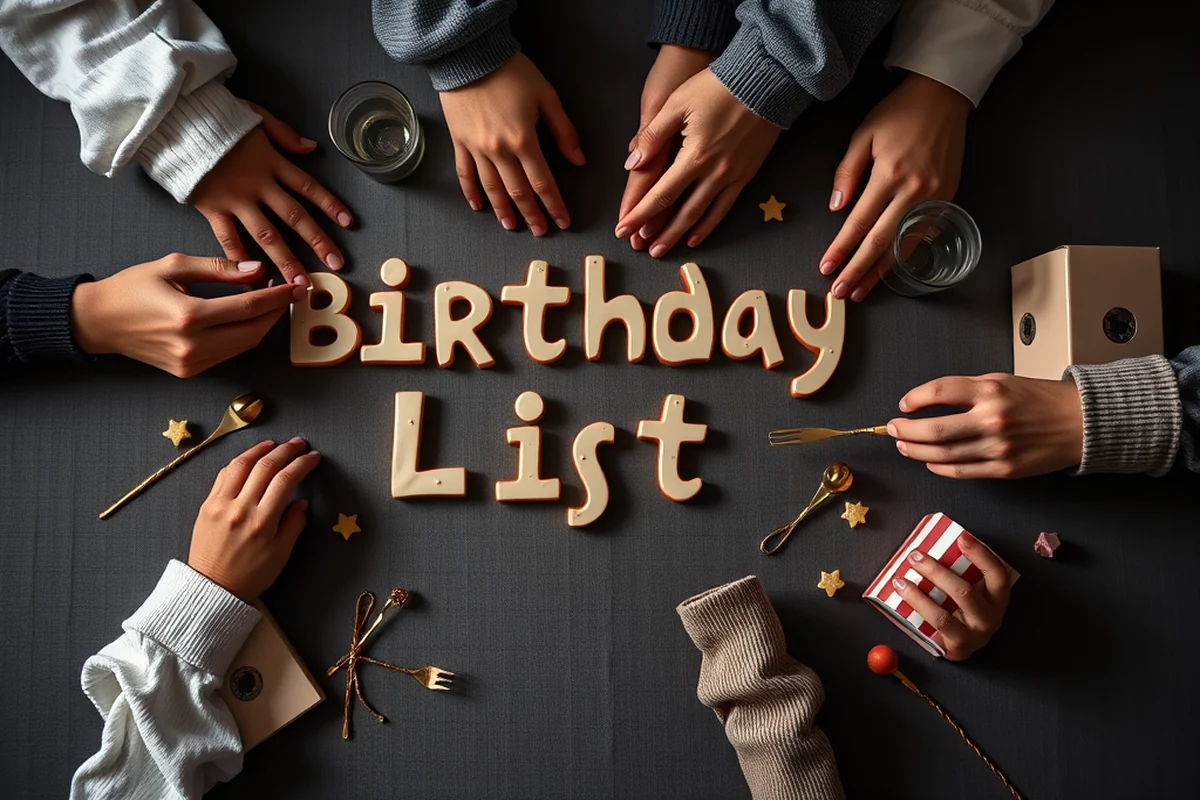 types of birthday party guest list — Types Of Birthday Party Guest List (the finished result)