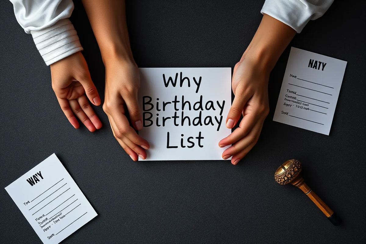 why birthday party guest list — Why Birthday Party Guest List (the finished result)