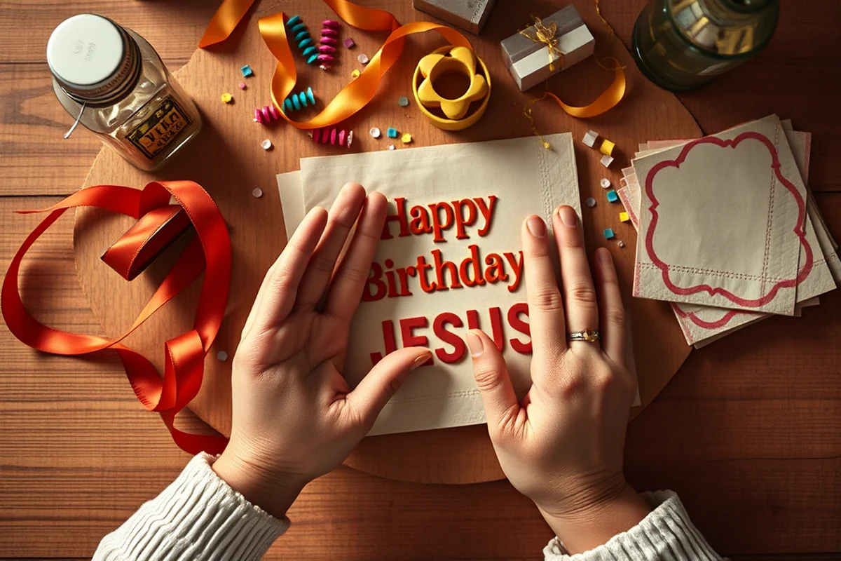happy birthday jesus — Happy Birthday Jesus (the finished result)
