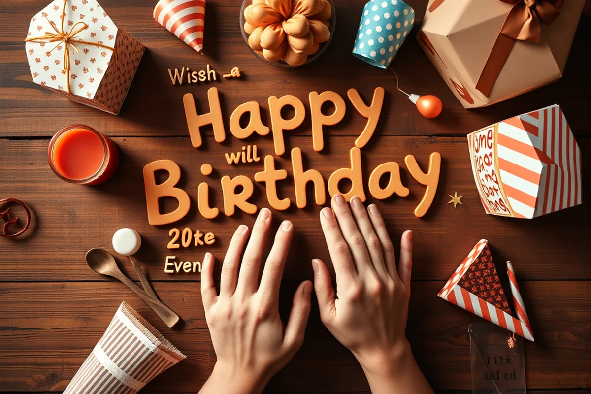 happy birthday wishes friend — Happy Birthday Wishes Friend (the finished result)