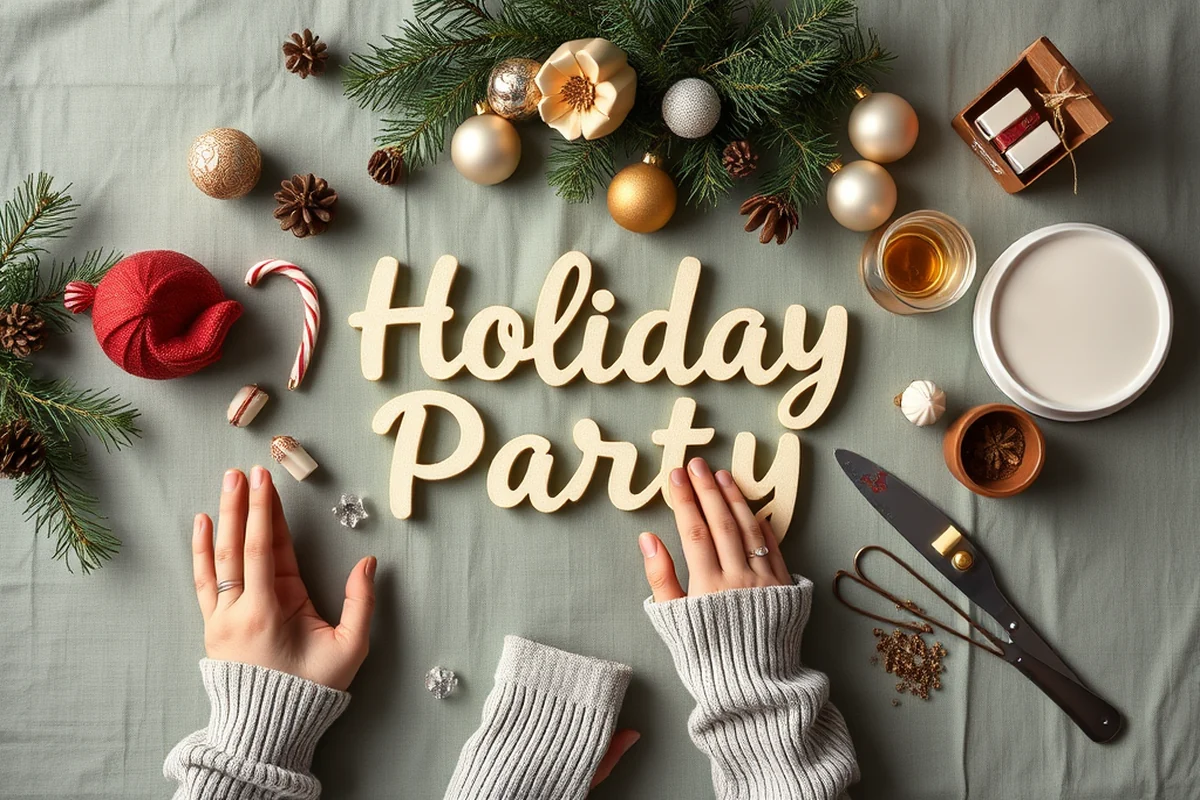 host a holiday party — Host A Holiday Party (the finished result)