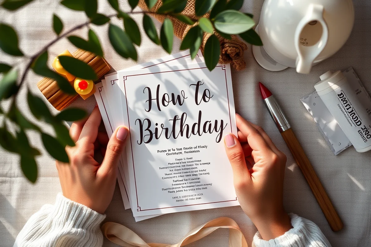 how to birthday celebration — How To Birthday Celebration (the finished result)
