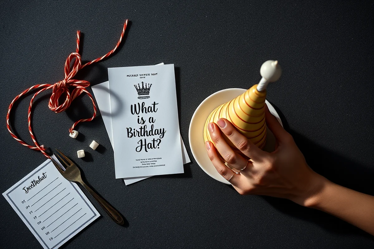 what is a birthday hat — What Is A Birthday Hat (the finished result)