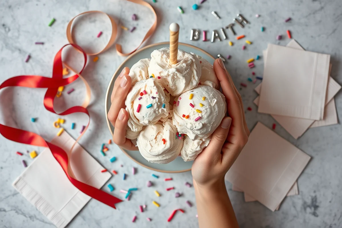 what is birthday cake ice cream — What Is Birthday Cake Ice Cream (the finished result)