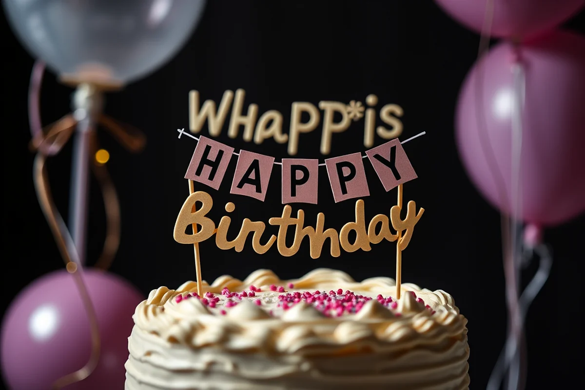 what is happy birthday cake topper — What Is Happy Birthday Cake Topper (step by step)