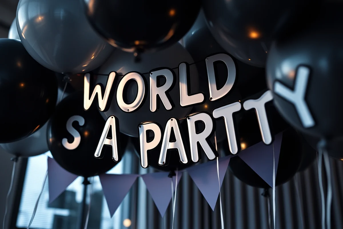 the world is a party β The World Is A Party (step by step)